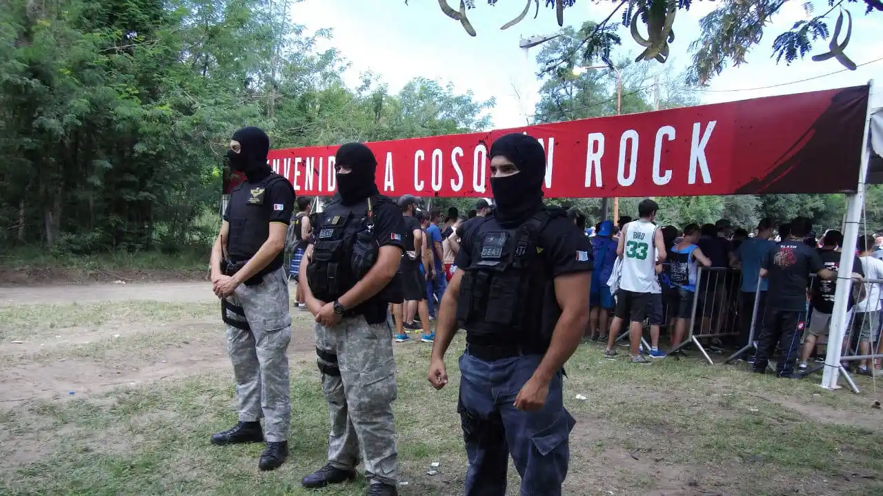Siete detenidos en operativos antidroga en Cosquín Rock