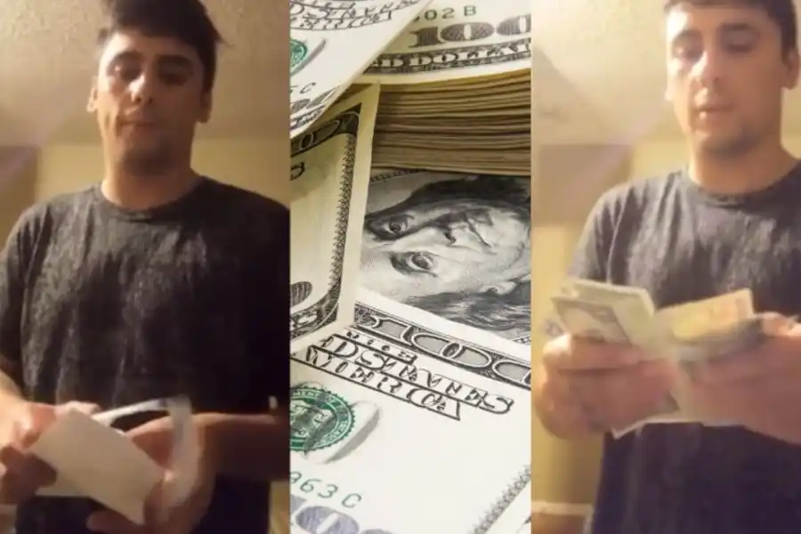 Un joven argentino mostró cuánto ganaba por semana con su trabajo en EEUU y su video se volvió viral