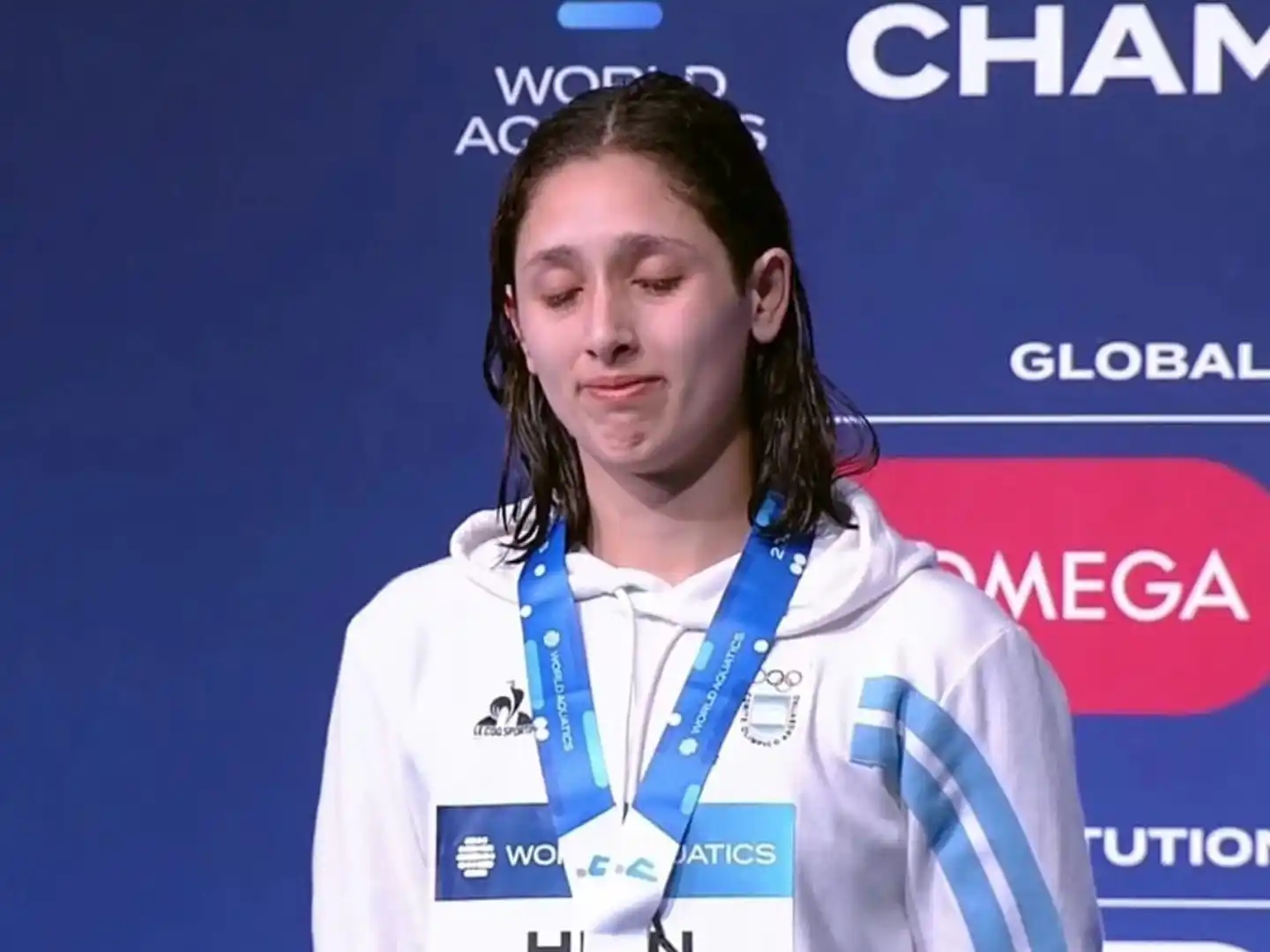 Hein bajó el récord sudamericano de los 400m combinados.