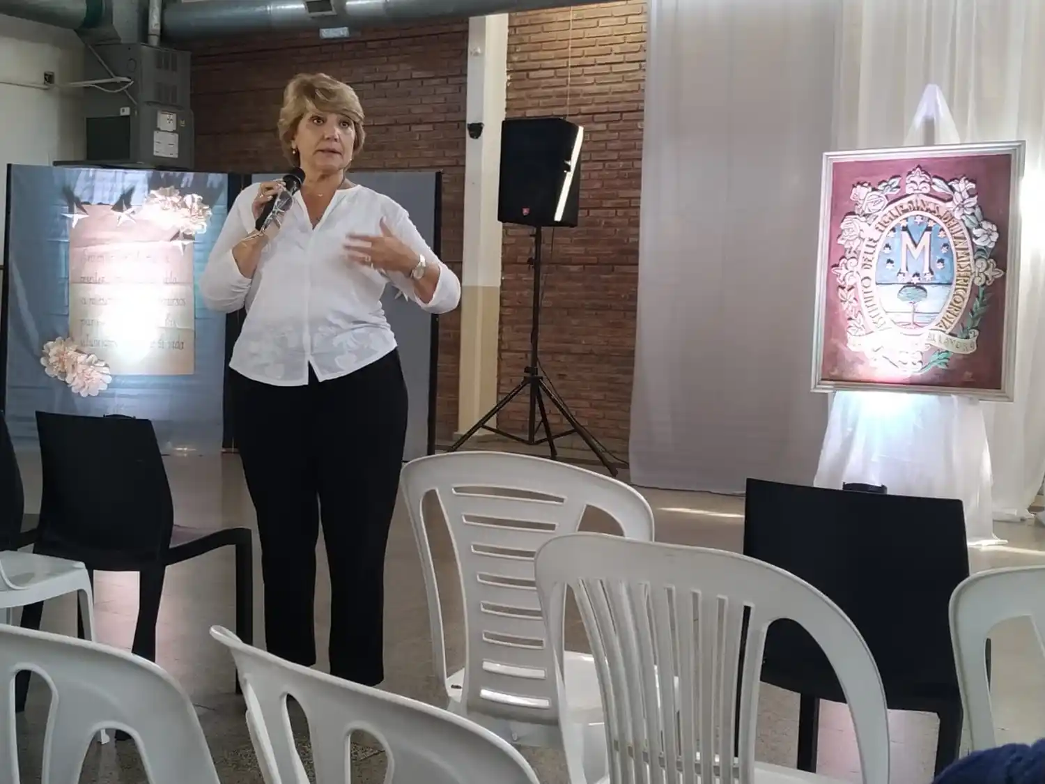 Liliana Olivieri en Rufino.