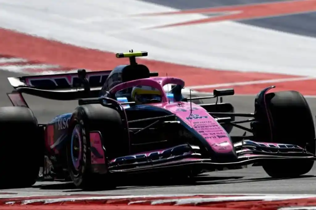 Franco Colapinto en la FP1 del GP de Estados Unidos (Rudy Carezzevoli/Getty Images)