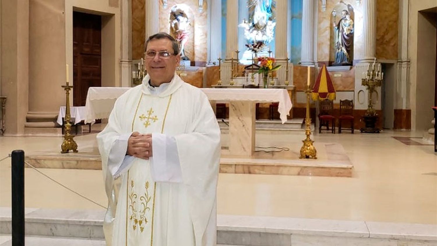 Un sacerdote reconocido en Gualeguaychú murió mientras realizaba las celebraciones por Semana Santa