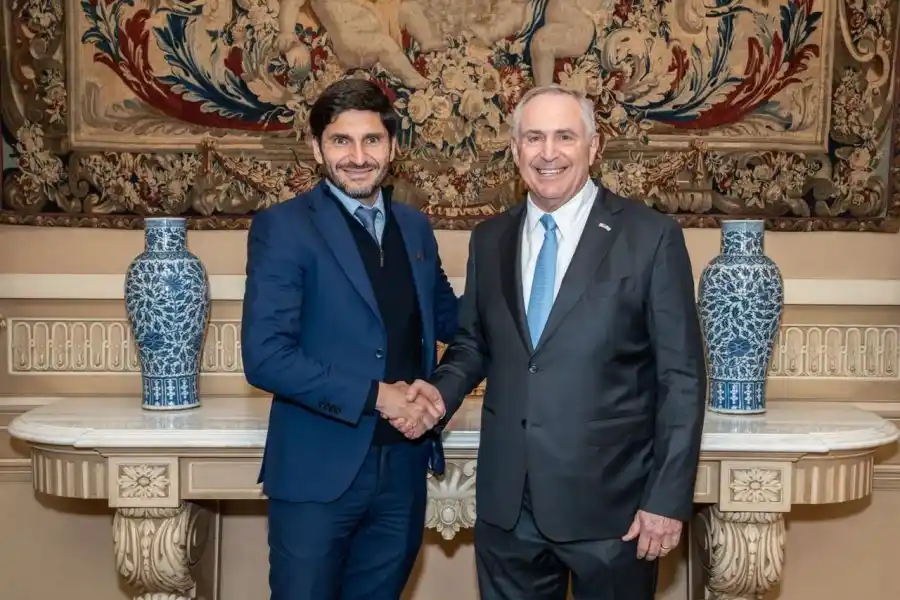 Pullaro se reunió con el embajador de Estados Unidos