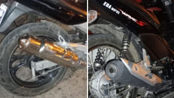 Operativo de tránsito: secuestraron motos con escapes libres de competición