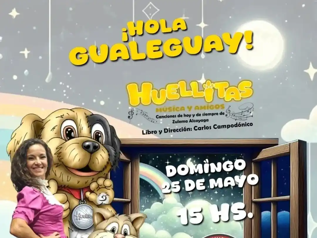 Se presentará Huellitas “La mascota de la música”