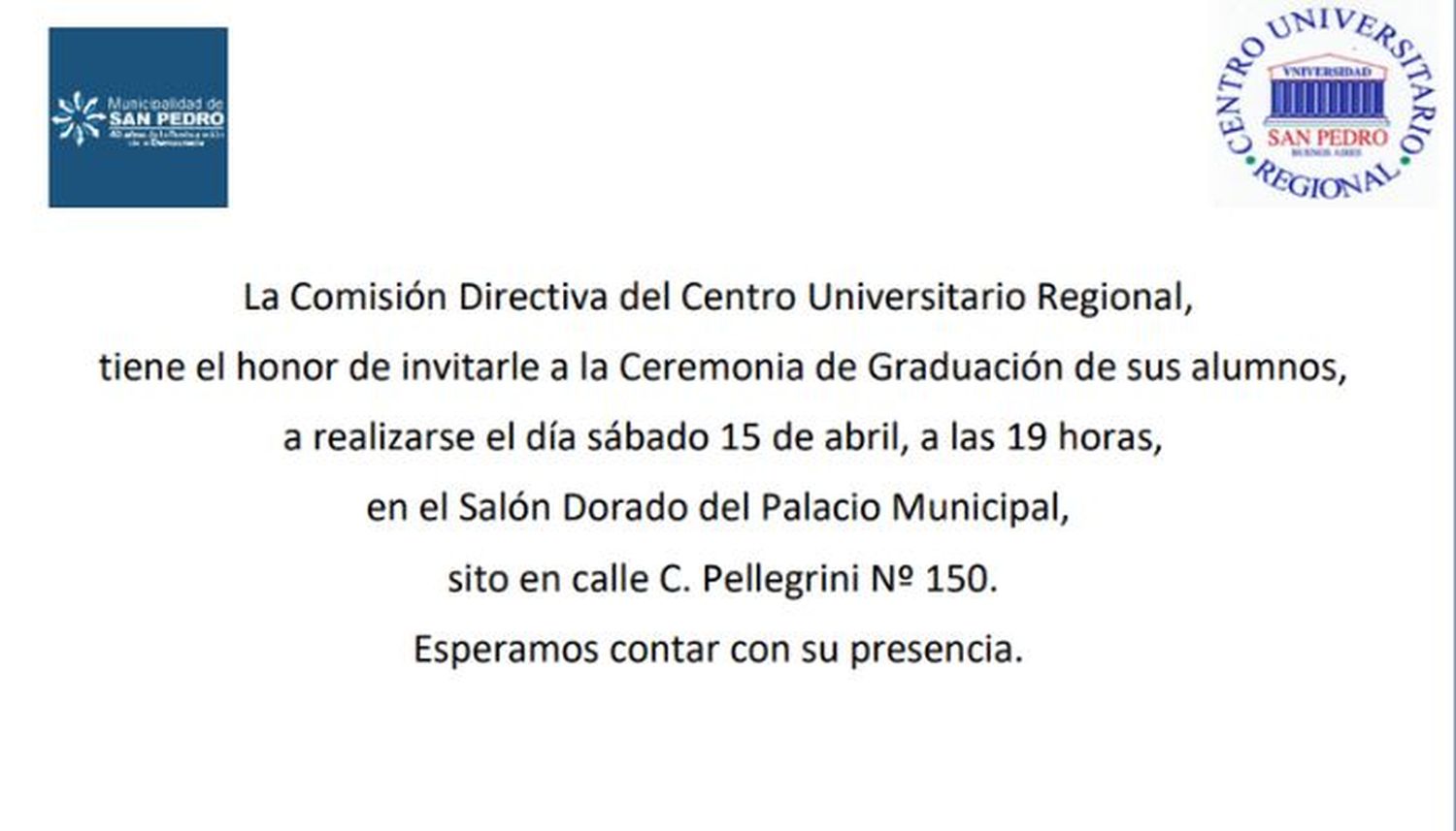 Se gradúan del Centro Universitario Regional