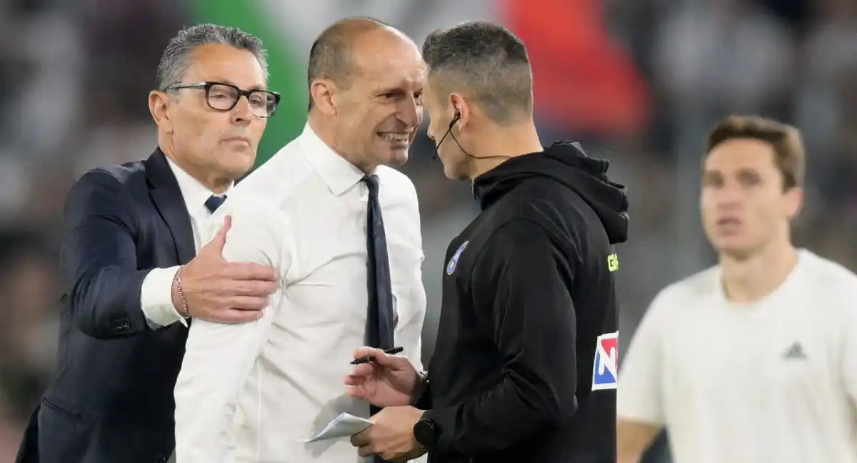 Juventus despidió a Allegri por su mal comportamiento