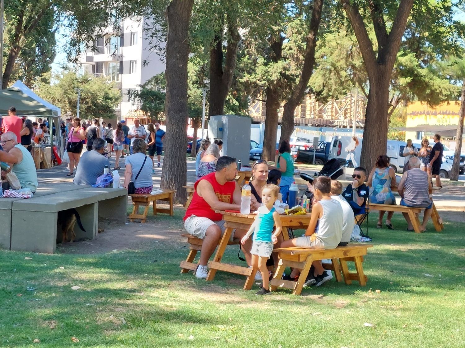 Los vecinos pudieron disfrutar del más amplio espacio público de la ciudad.