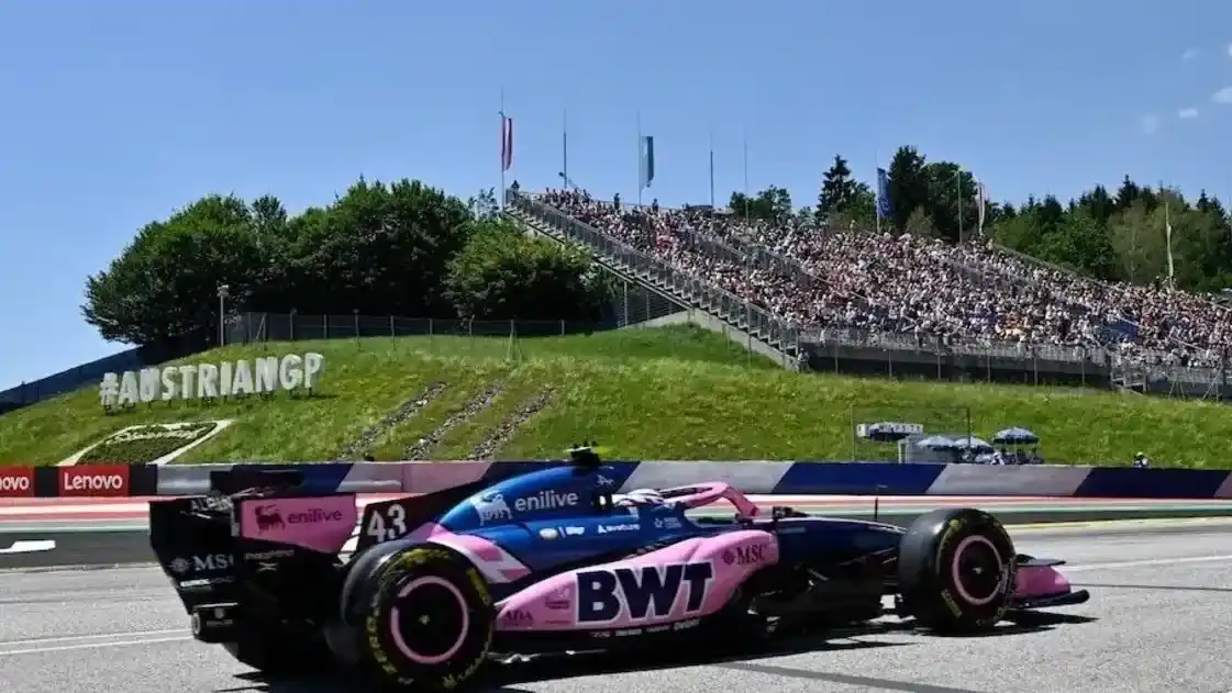 Colapinto arrancó bien en Austria, pero se le complicó la tarde: 8° en la FP1 y 16° en la FP2