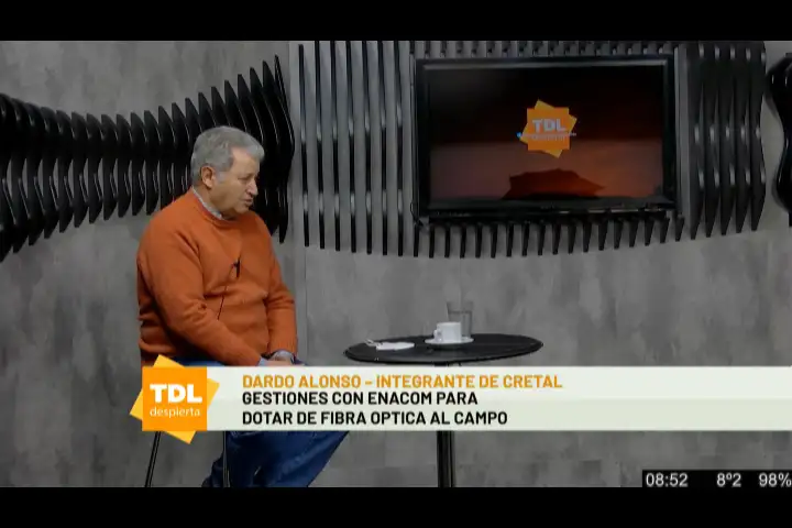 Dardo Alonso en Tandil Despierta por la 104.1 Tandil FM y ECO TV.