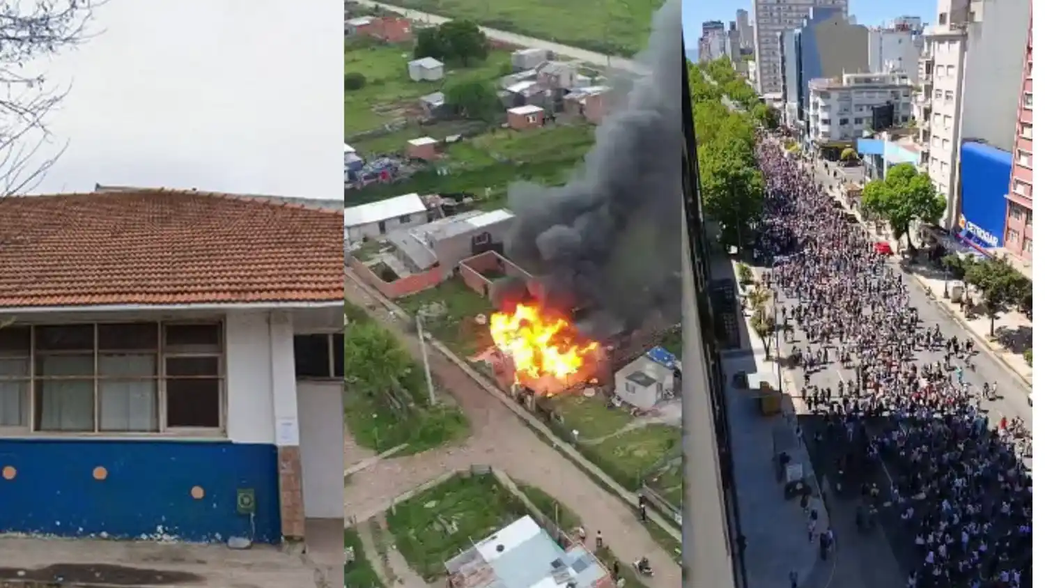 Dos personas fueron detenidas y otras nueve quedaron imputadas por los destrozos.