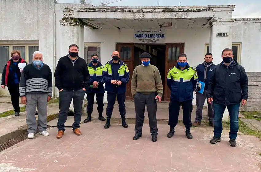 Inseguridad: reforzarán con más policías algunos sectores del barrio Libertad