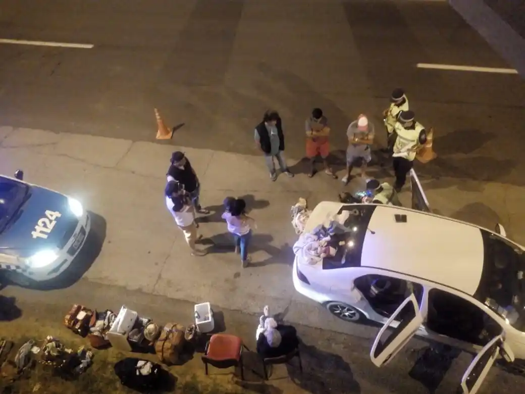 La Caminera de Gualeguaychú detuvo a tres sospechosos de robo calificado