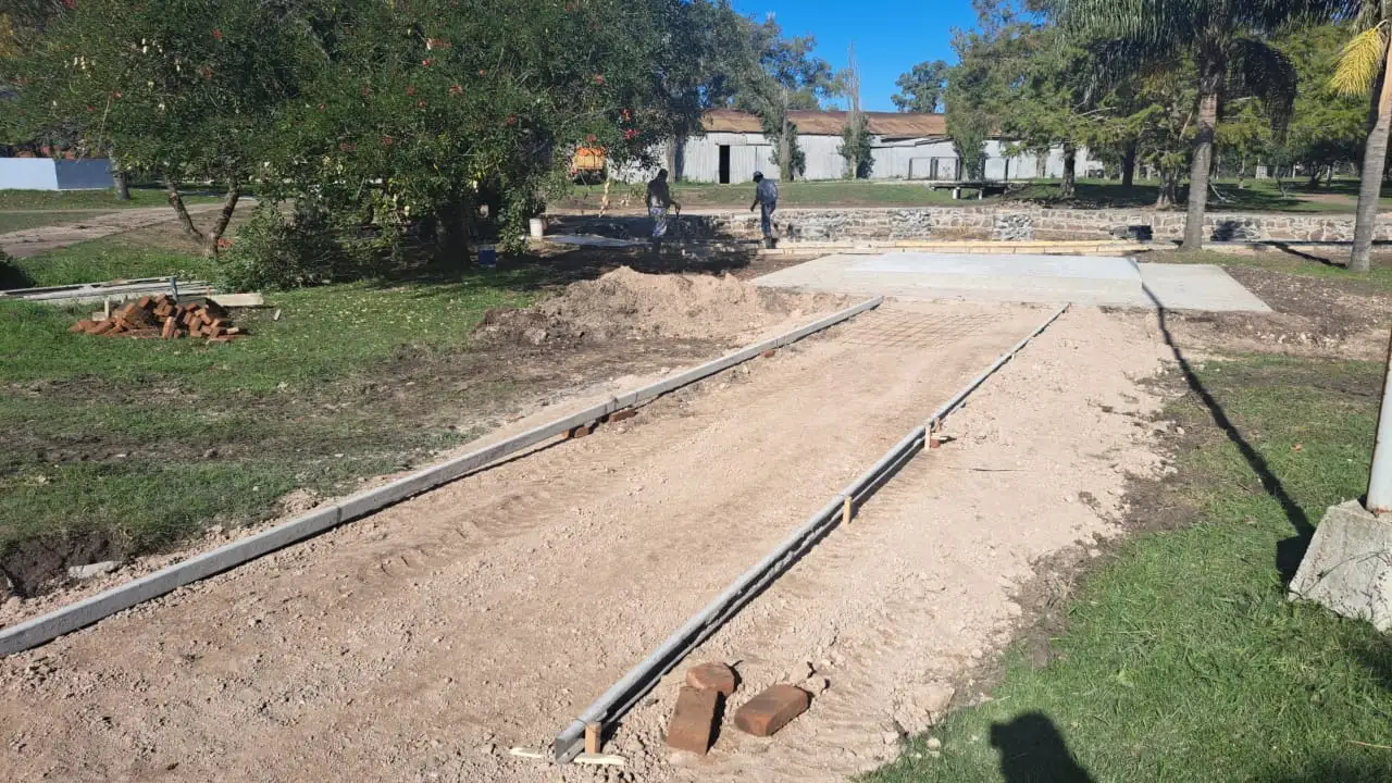 A buen ritmo va la obra emplazada en el Paseo del Ferrocarril.