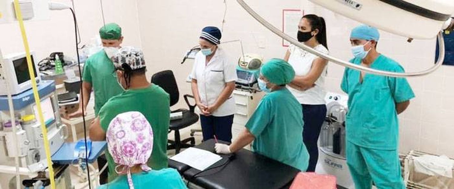 El hospital de Nogoyá  incorporó una moderna  mesa de anestesia