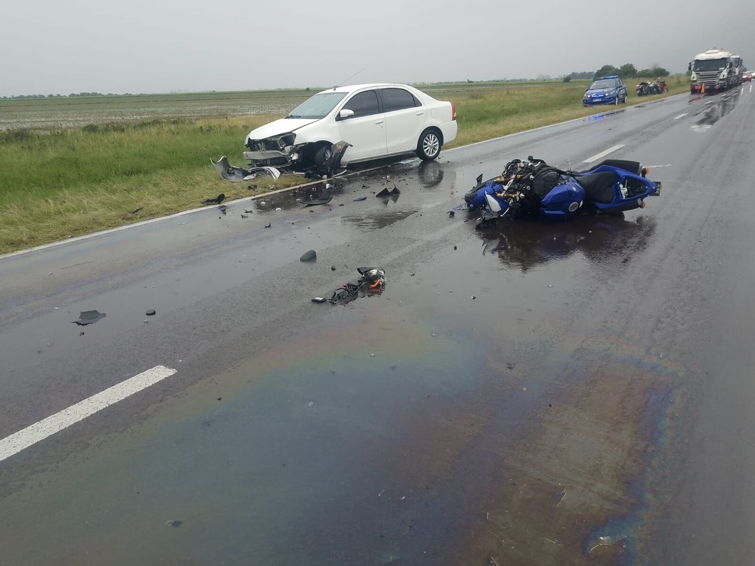 Un motociclista perdió la vida tras protagonizar un siniestro vial