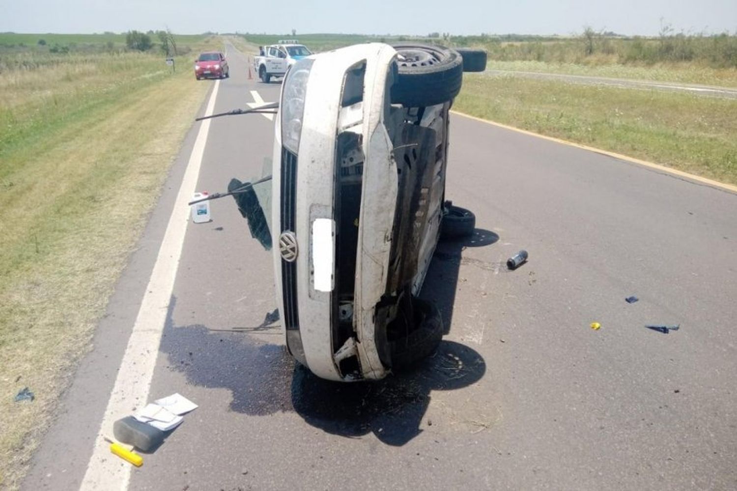 La Secretaria de Turismo de Entre Ríos protagonizó un accidente en ruta 18