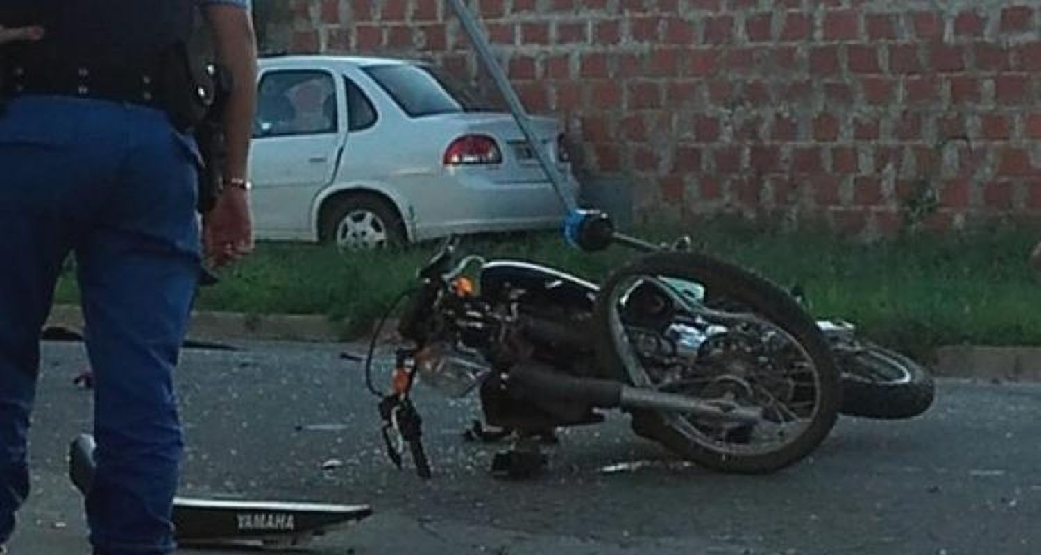 Derivaron a Capital Federal al policía que chocó en una moto de la fuerza