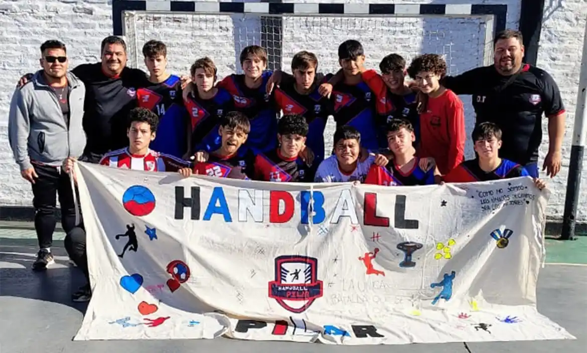 Handball de inferiores: los varones de Muni Pilar ganaron y potencian su ilusión