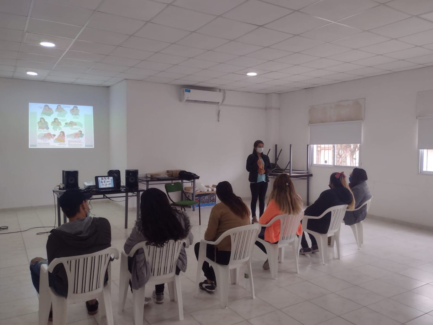Culminó el taller "preparación al parto"