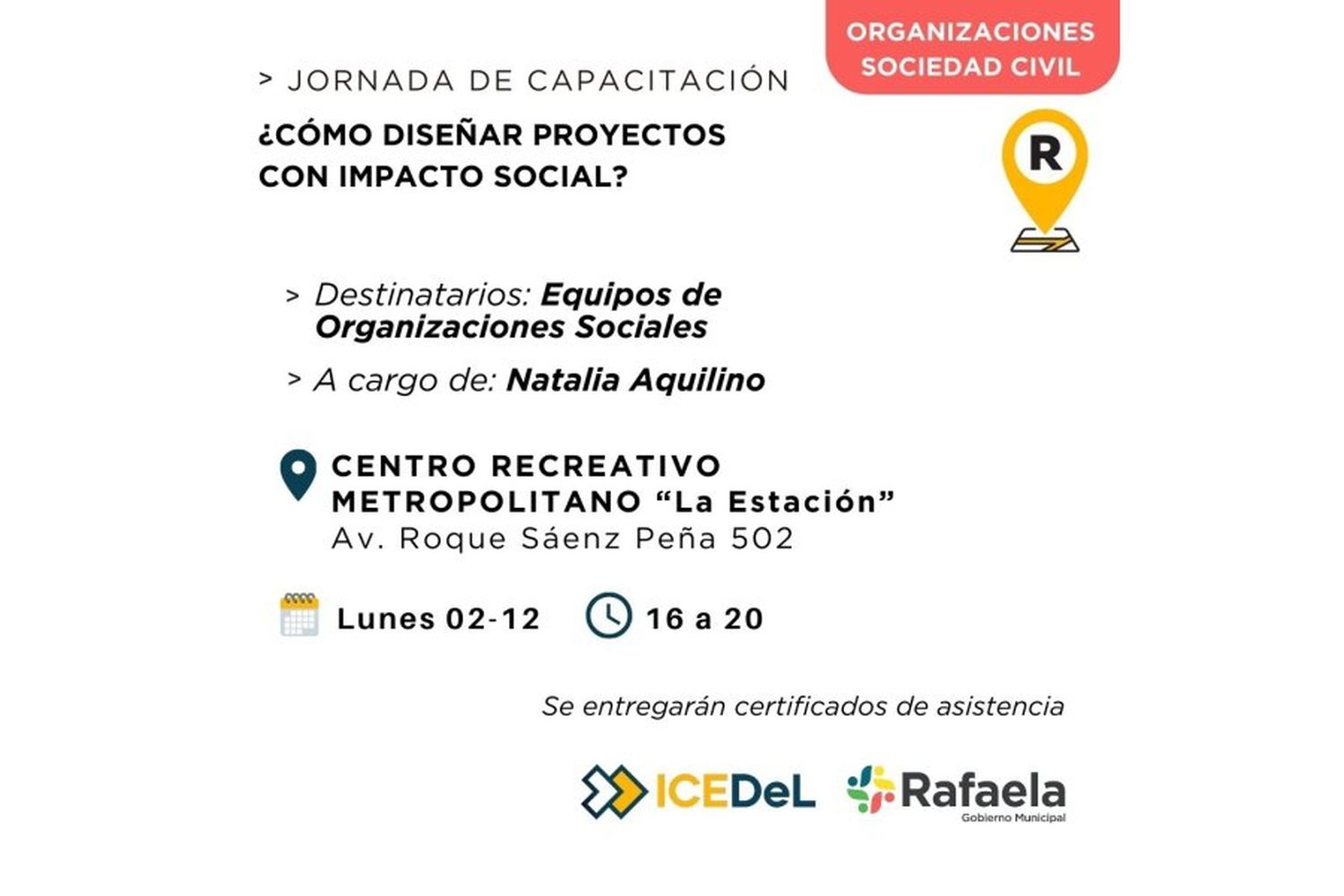 Programa de la jornada de capacitación