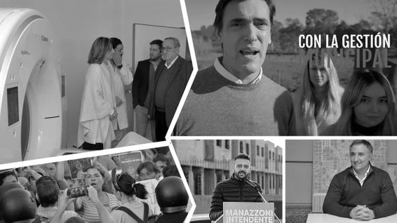 Lunghi muestra obras públicas, Iparraguirre gestión conjunta y... apareció Griselda