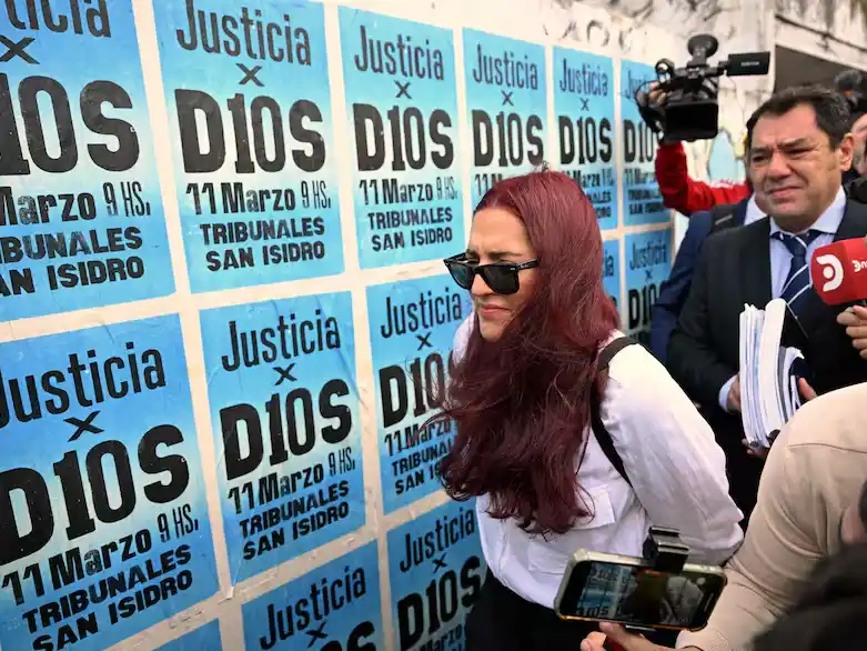 JANA MARADONA  JUICIO  MUERTE DE MARADONA