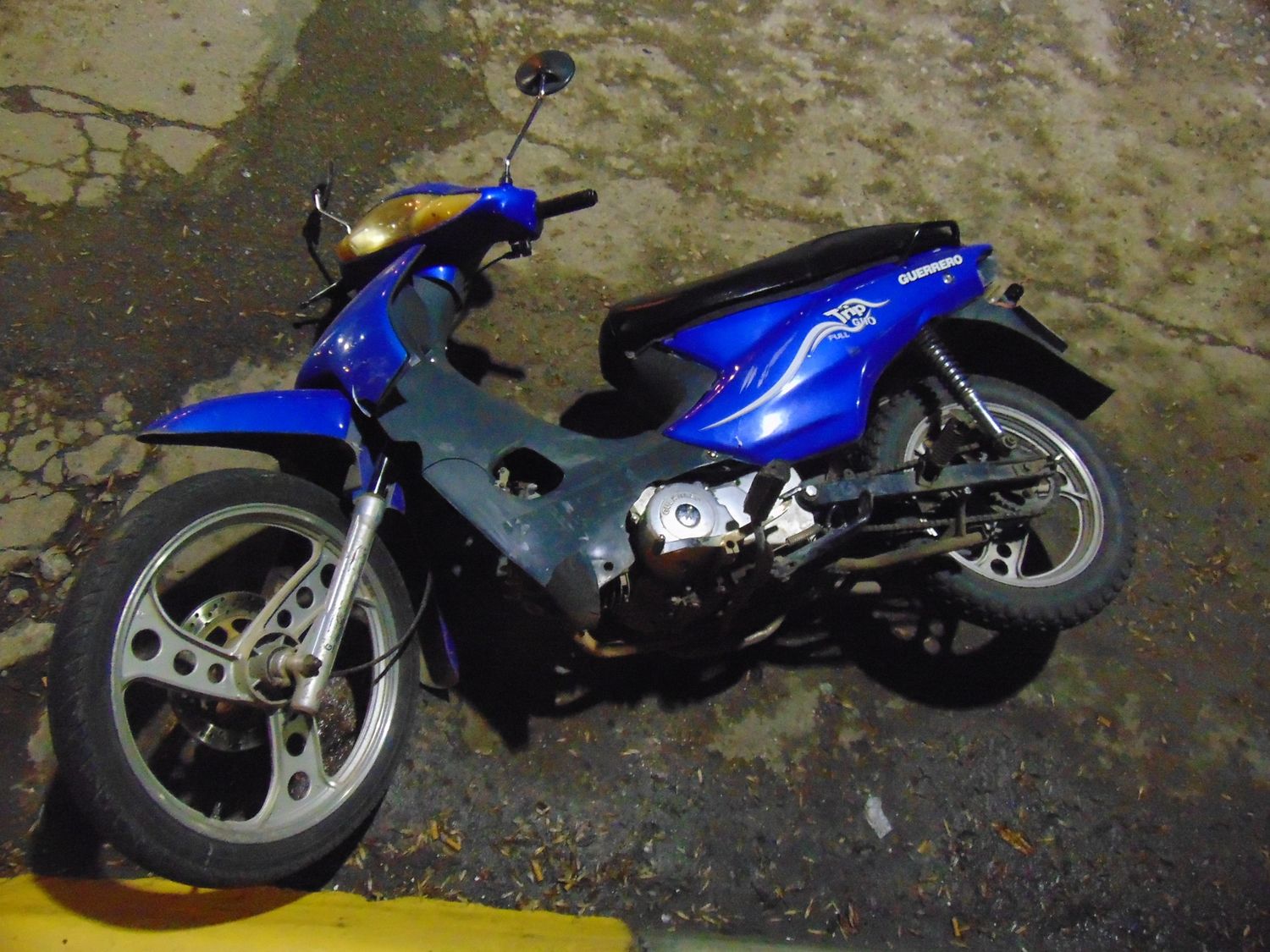 Moto accidente