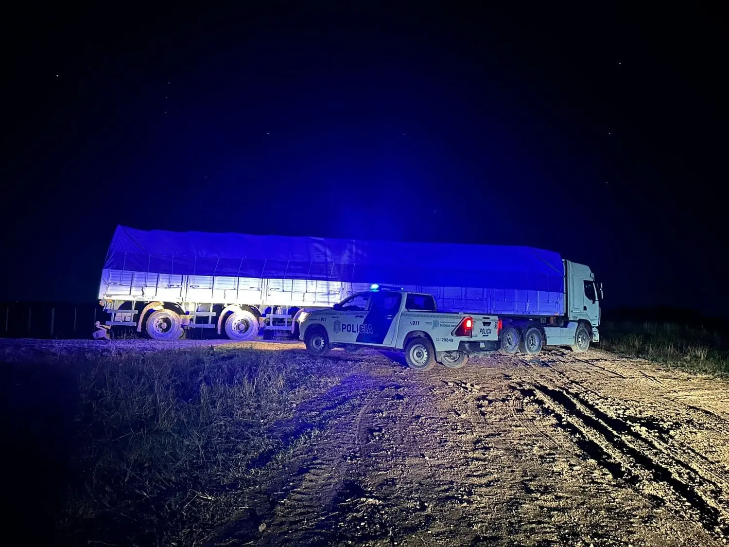 Chaves: infraccionado por provocar daños en un camino rural