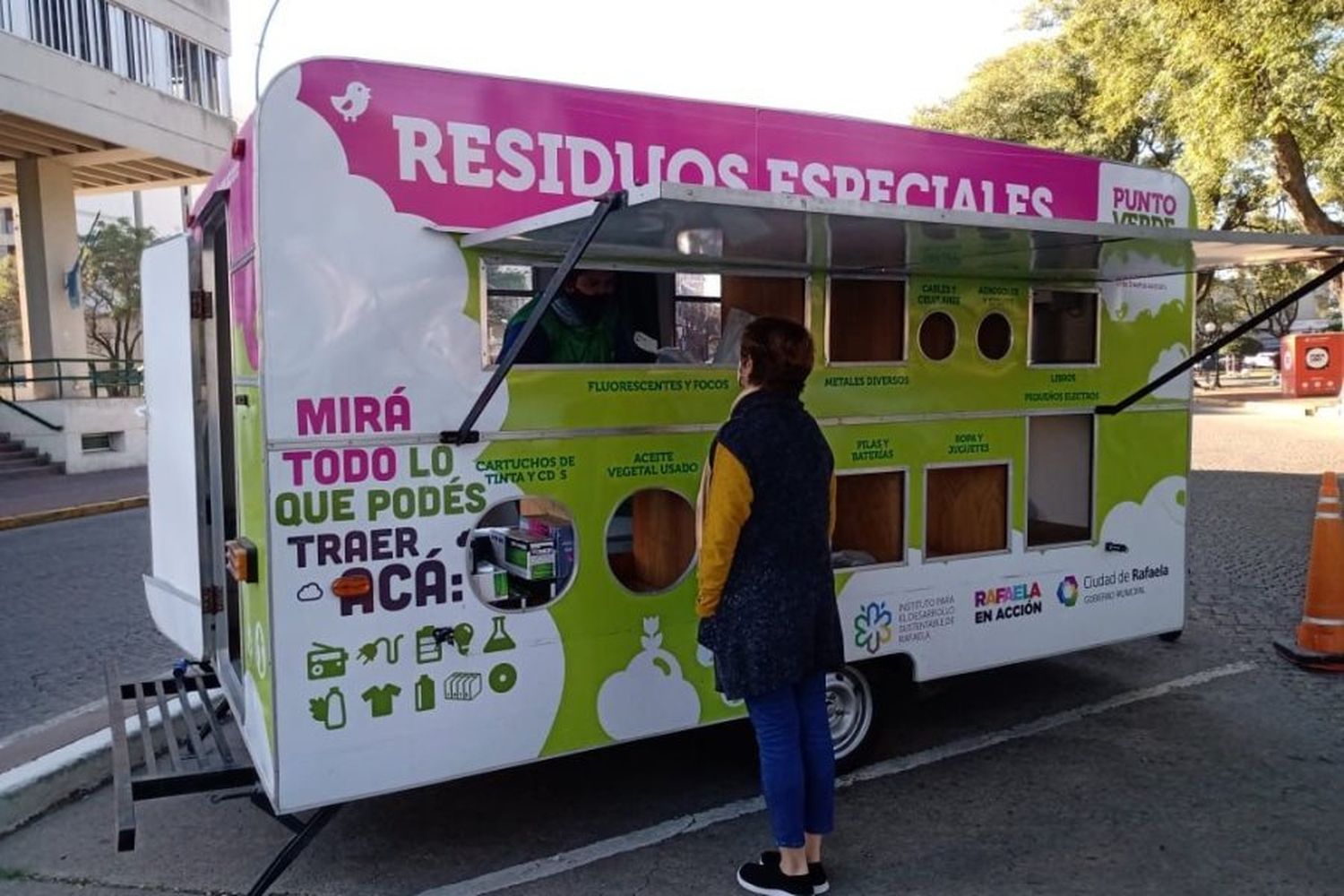 El Punto Verde Móvil se traslada a la Plaza 25 de Mayo