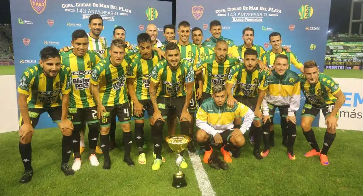 Aldosivi goleó a Boca y es dueño de la copa Ciudad de Mar del Plata
