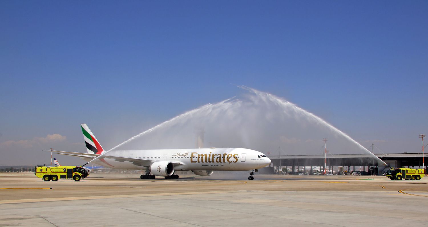 Emirates inauguró sus vuelos entre Dubai y Tel Aviv