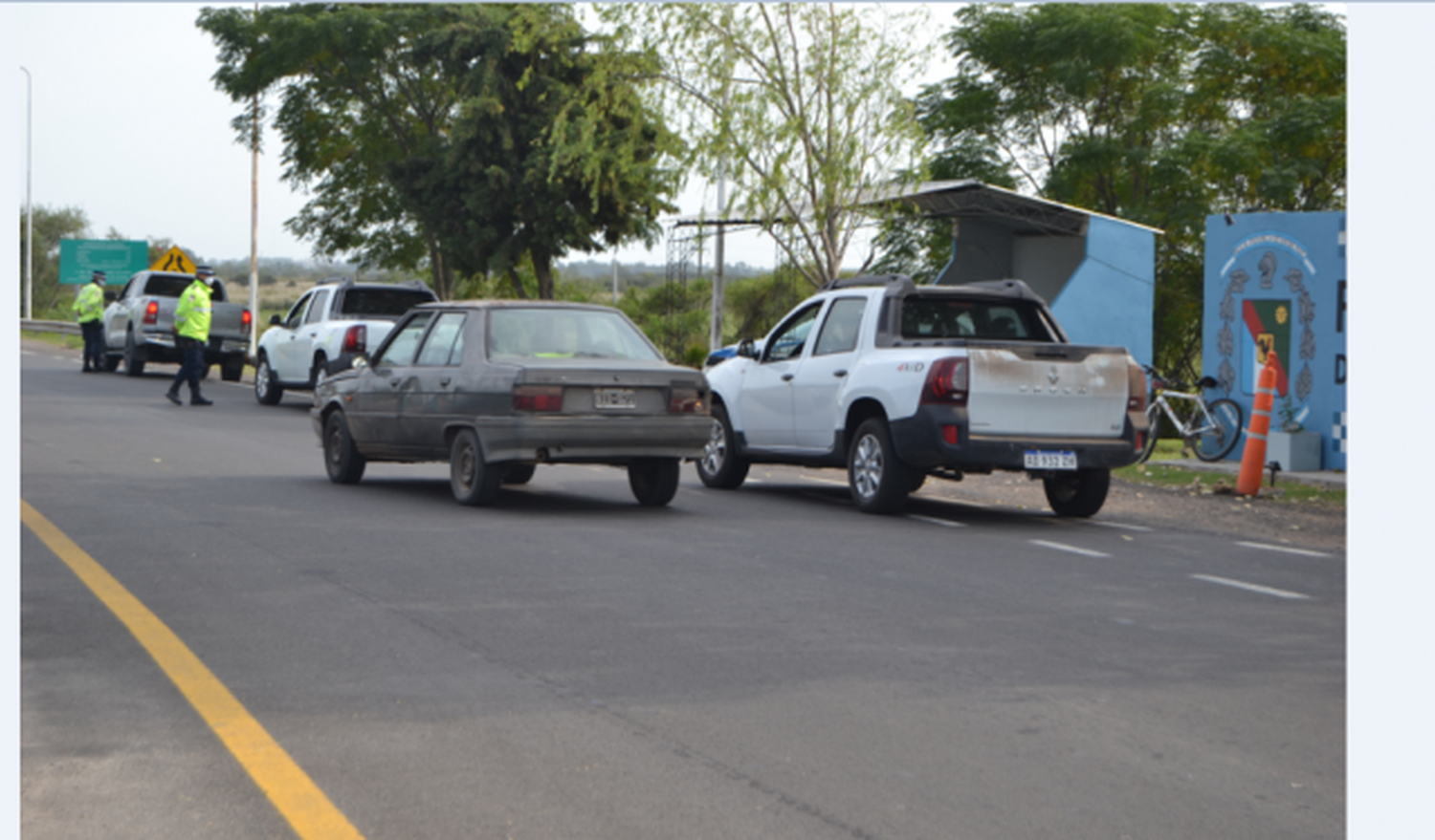 La Policía Caminera Gualeguay está realizando los controles pertinentes