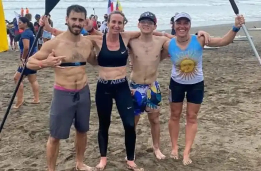 Tres medallas argentinas en el panamericano de SUP Race