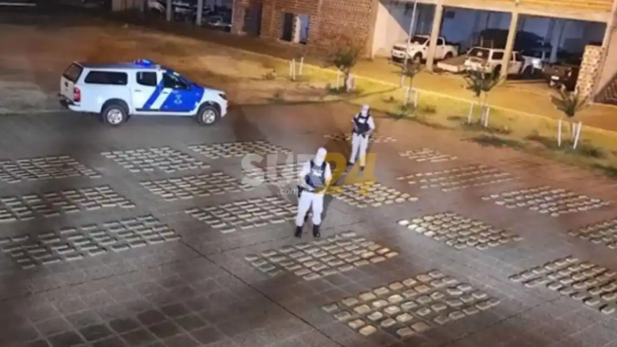 Video: incautan más de media tonelada de marihuana en Misiones