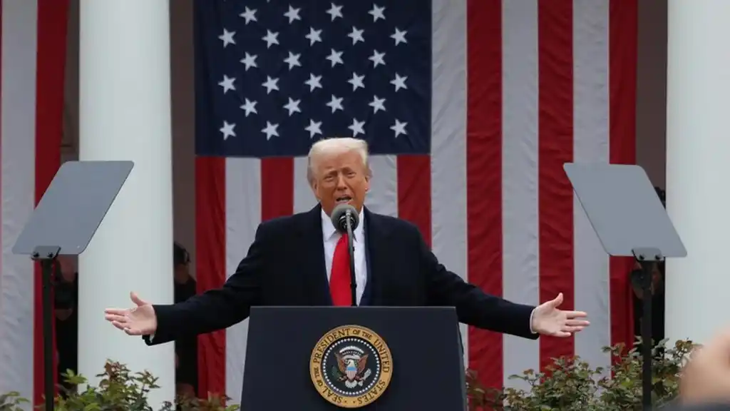 “¿Por qué un republicano querría que continúe el altavoz demócrata, la Voz de América (VOA)?”, escribió Trump en su red social Truth Social.