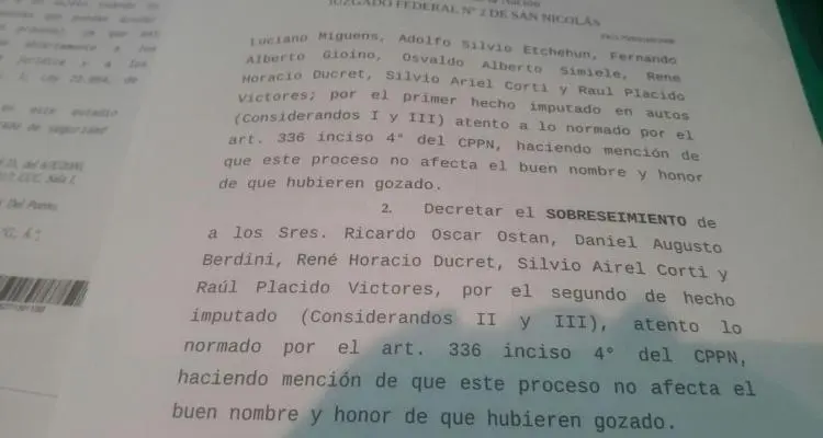 Villafuerte Ruzo sobreseyó a productores y dirigentes por la protesta del campo