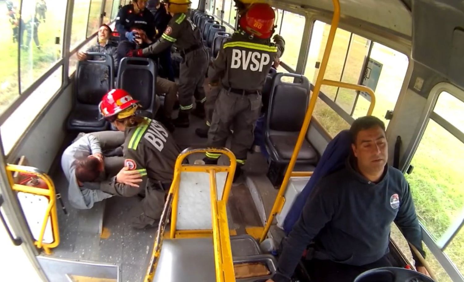 Simulacro Bomberos