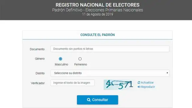 Dónde voto: Aconsejan consultar el padrón porque puede haber cambios