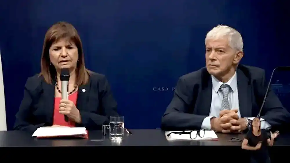 Patricia Bullrich y Mariano Cúneo Libarona.