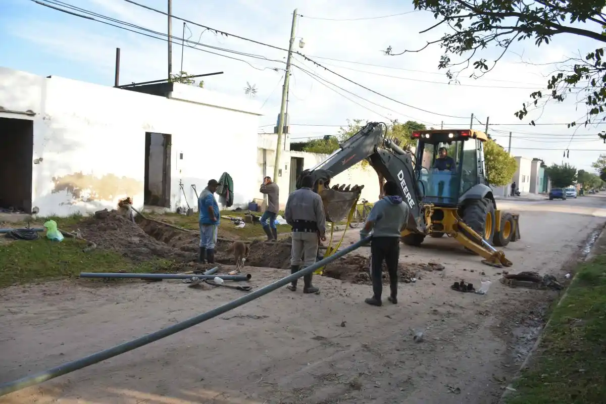 Reparan la Estación de Bombeo Cloacal del Colector Quirós