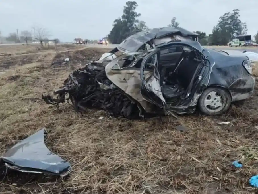Imagen de después del siniestro (Foto: Agencia Noticias Argentinas/redes.)