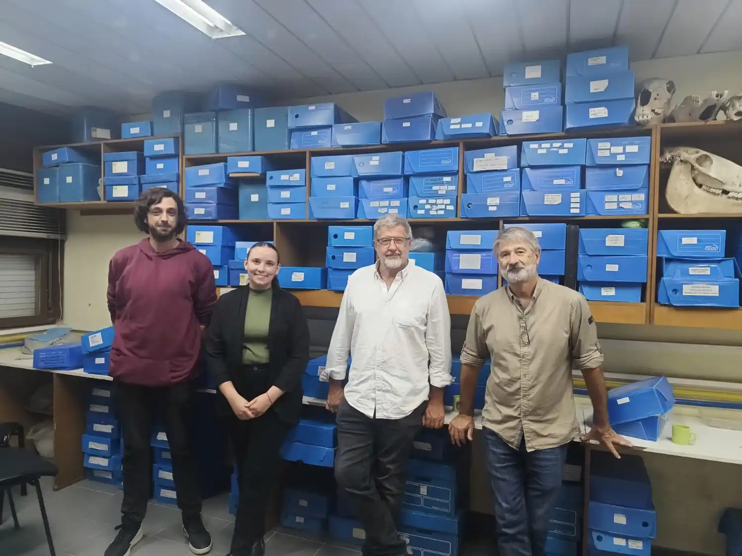 Reunión clave para exposición arqueológica de laguna Tres Reyes