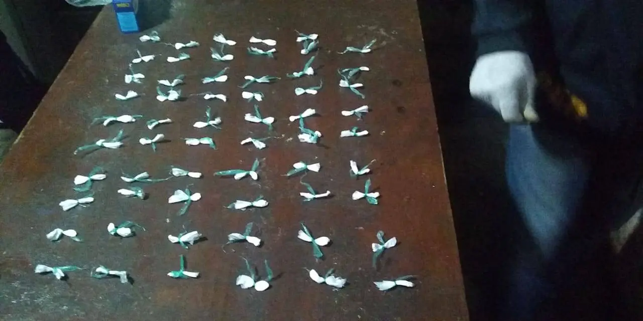 Resultados positivos en un allanamiento por Narcomenudeo