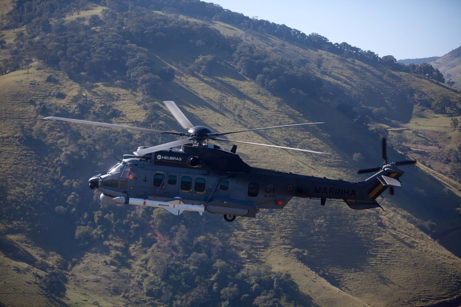 Exocet capable: Airbus delivers the first naval combat H225M to the Brazilian Navy
