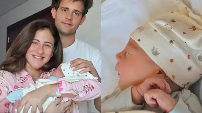 Carolina Amoroso presentó a Vicente.