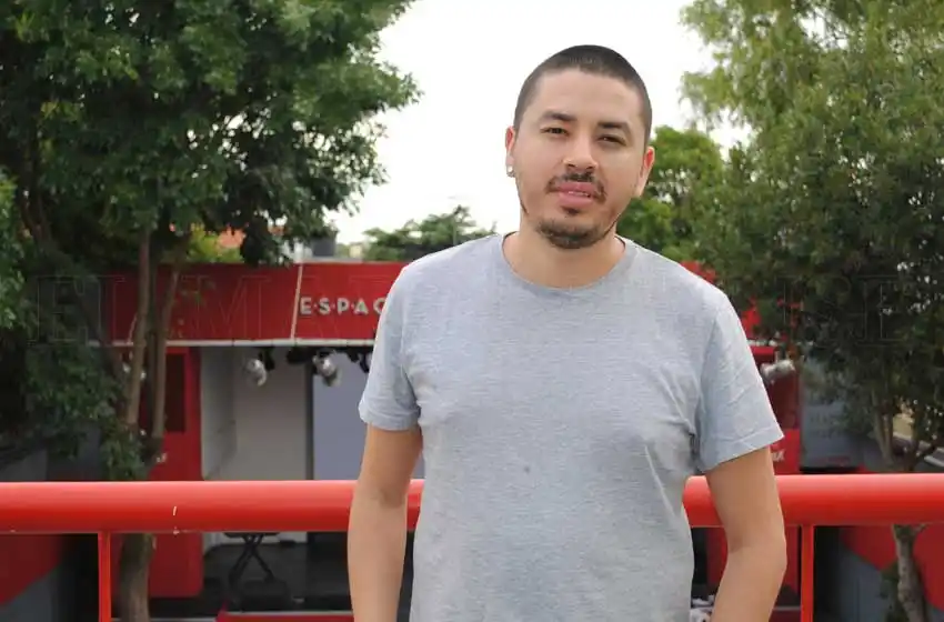 Manu Sija en Espacio Clarín: "Me gusta mucho este lugar"