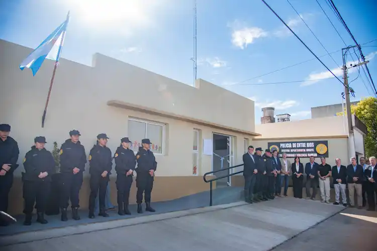 Nogoyá: inauguraron la nueva Comisaría de Minoridad y Violencia Familiar y reforzaron el sistema de seguridad