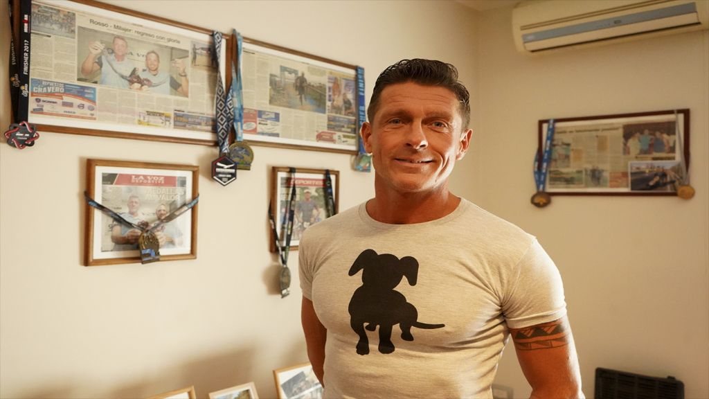 El atleta Gustavo Rosso