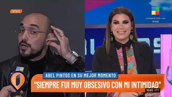 Abel Pintos abandonó en vivo un móvil de TV: “La producción es un desastre”